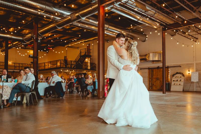 First reception dance couple