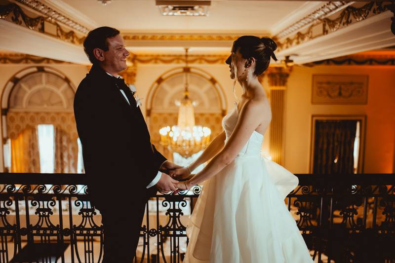 Ballroom Illuminated Couple