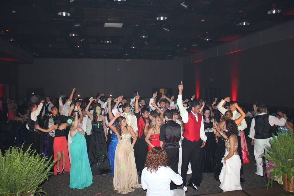 Reception dance floor