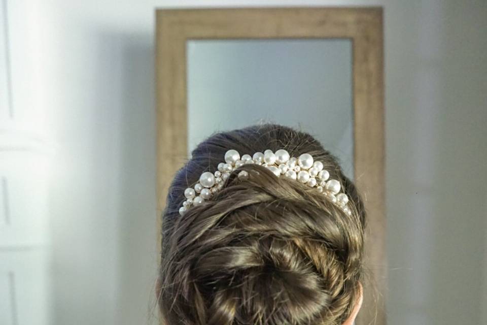 Flowered Updo