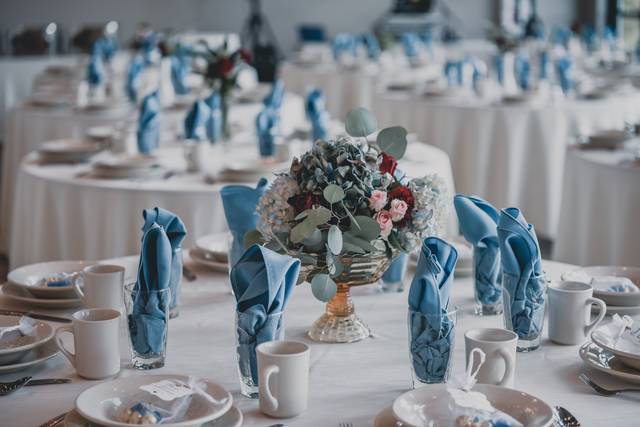 Elegant reception setup - The Encore Hall
