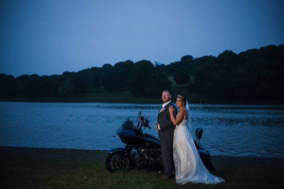 Hair and make-up for bride