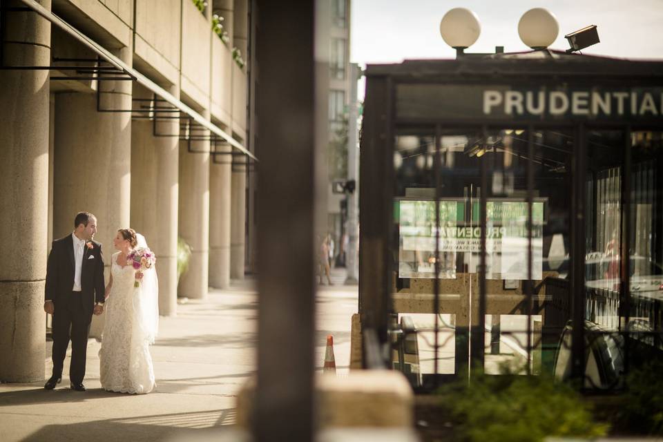 Wedding ceremony area