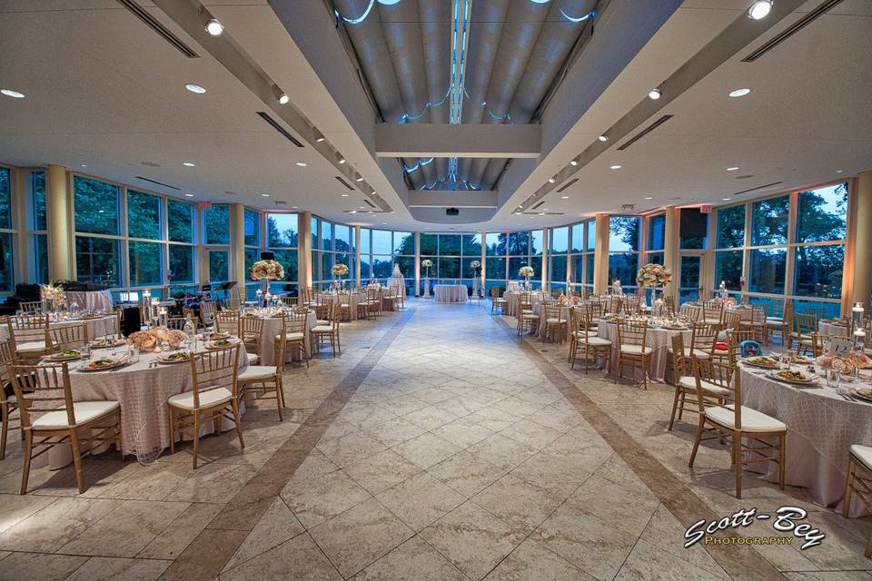 Wedding ballroom area