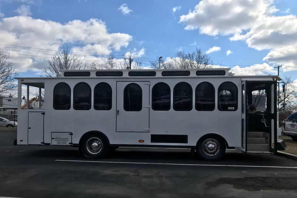 27 passenger trolley