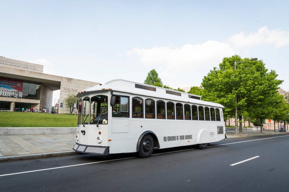 White Classic Trolley