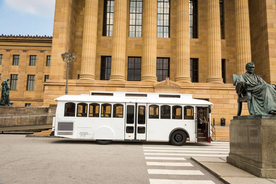 White Classic Trolley