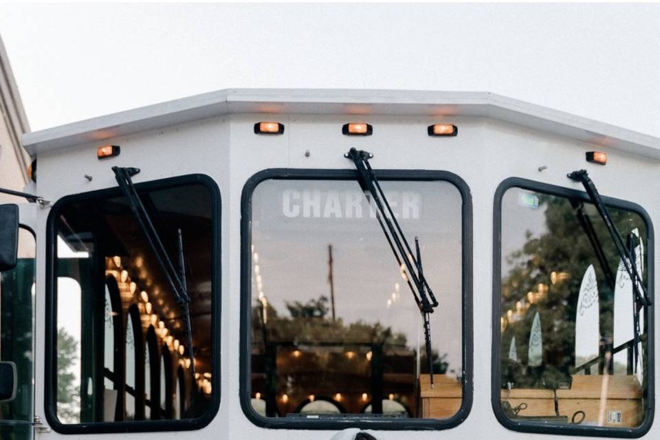 Out Front of 27 Passenger
