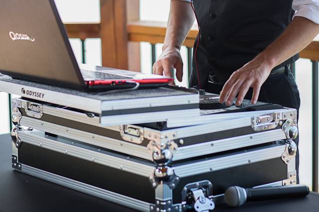 DJ and his equipment