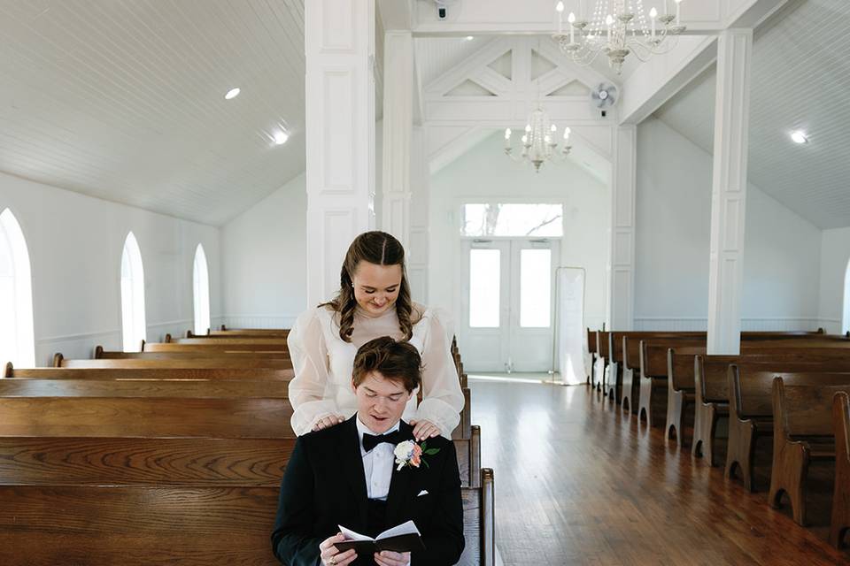 First look in chapel