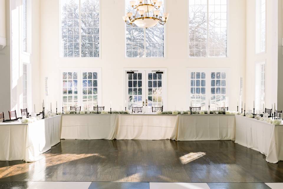 Reception hall