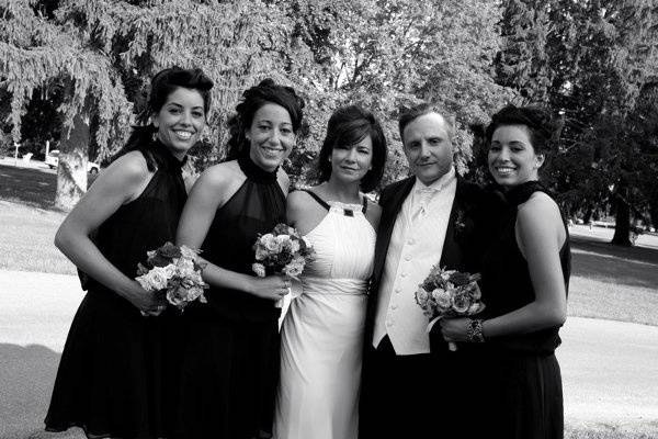 Joe, Donna and their girls. One of the best Weddings I've ever been involved with.