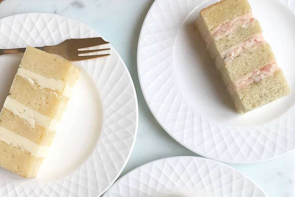 Slices of cake