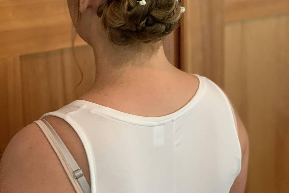 Wedding updo