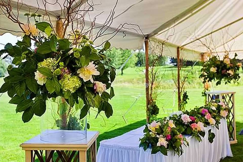 Summer Tent Wedding Reception
