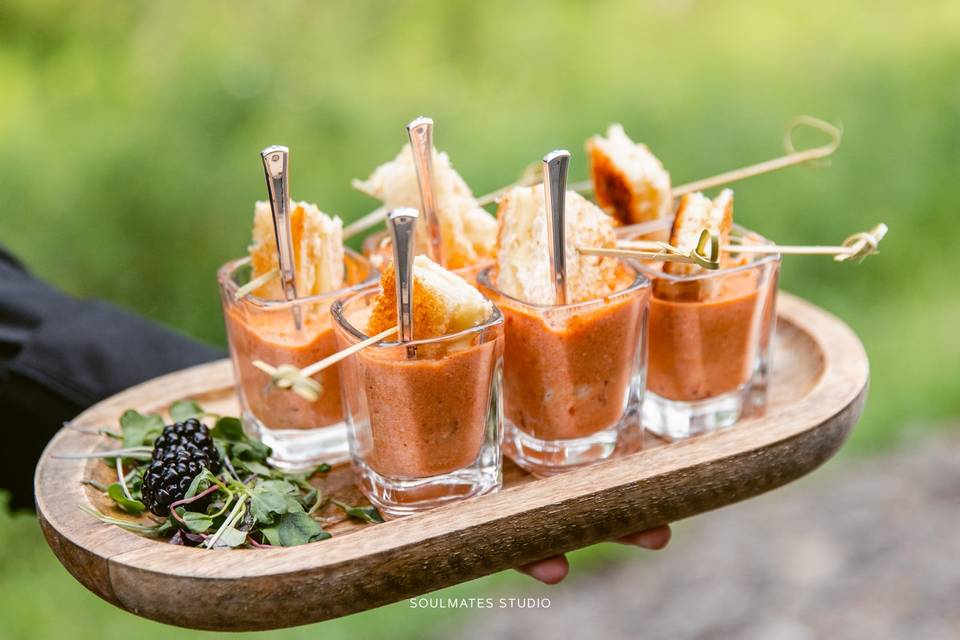 Grilled Cheese Shooters