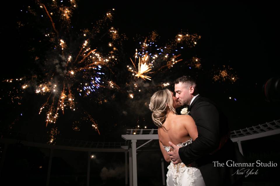Fireworks on the patio