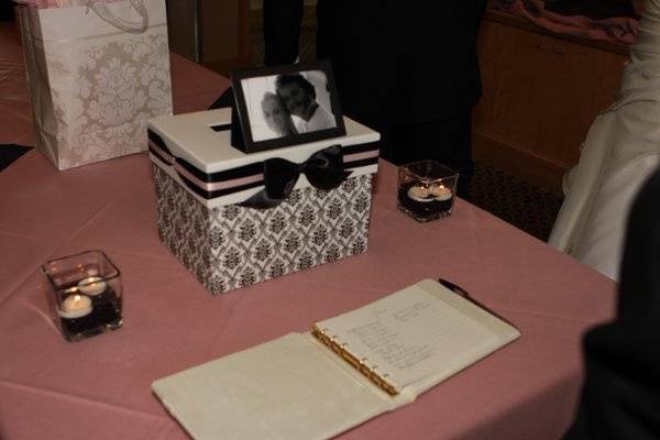 Couple's guests' book