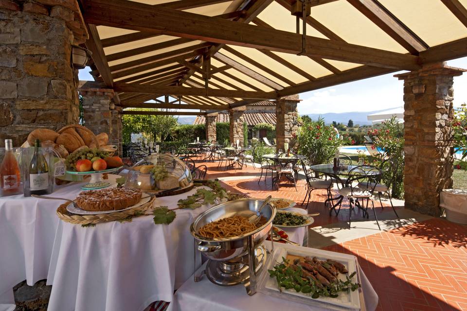 Aperitivo by the pool