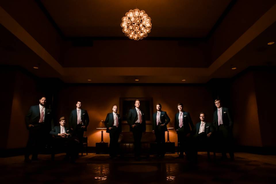 Dramatic Groomsmen