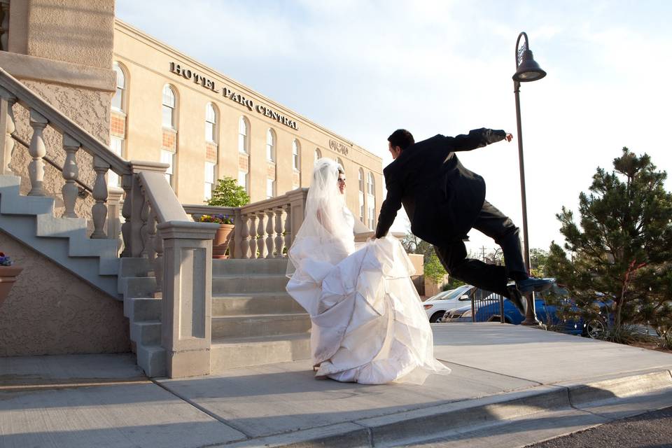 To the reception