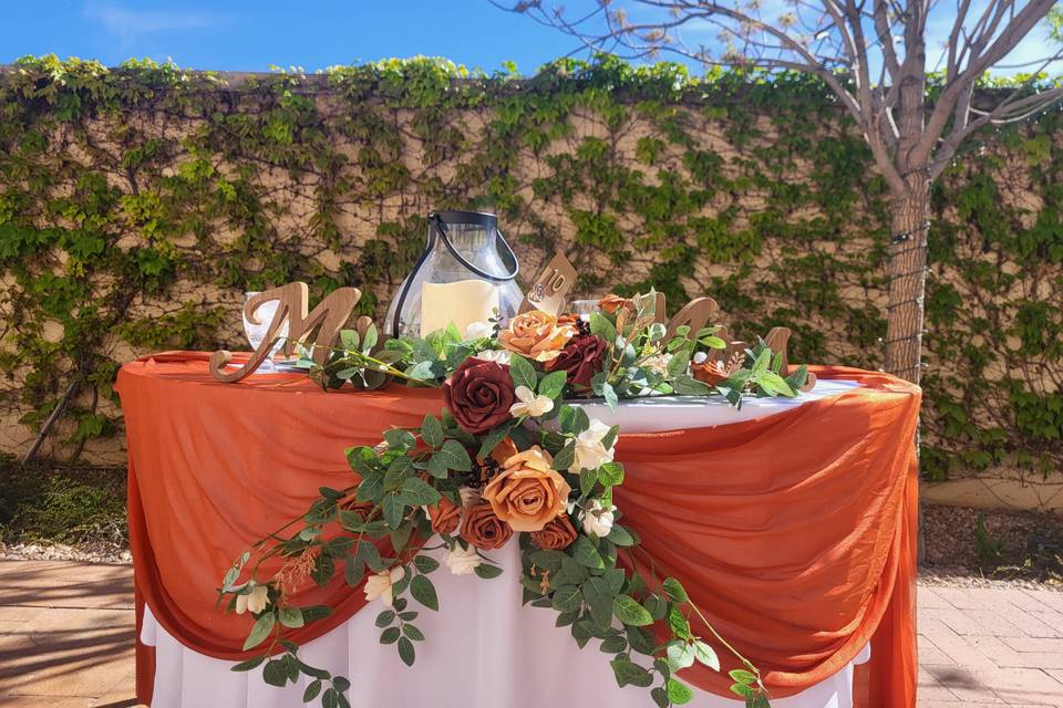 Sweetheart Table