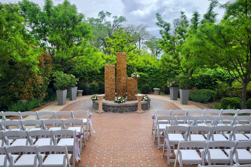 Walking down the isle