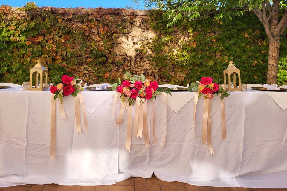 Ceremony set up