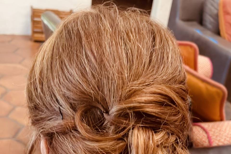 Bridal updo