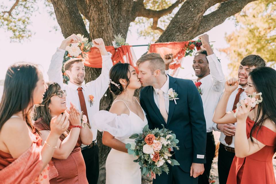 Bride and groom