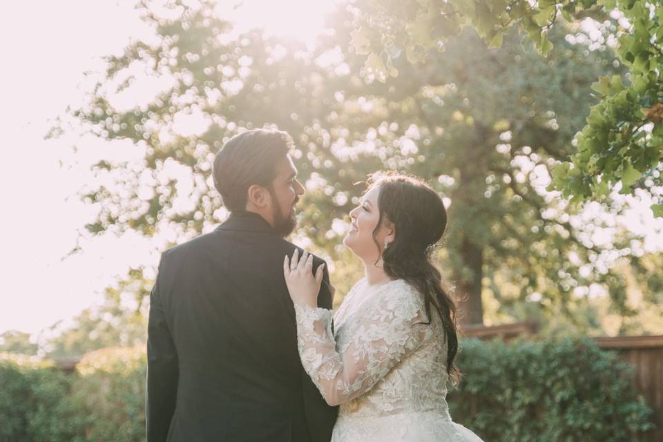 Bride and groom