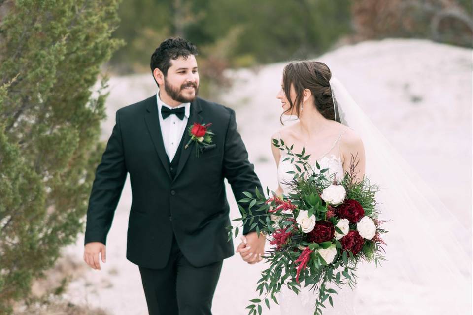 Bride and groom