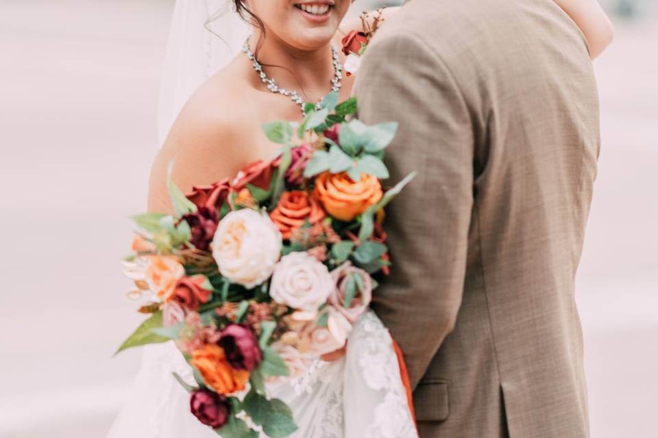 Bride and groom