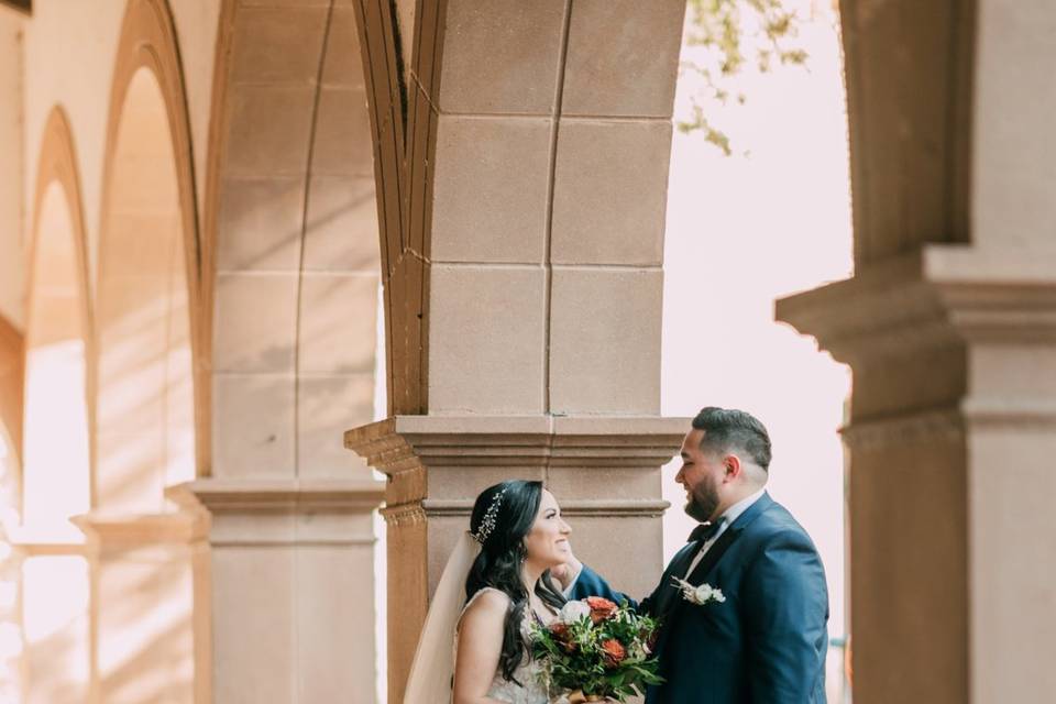 Bride and groom