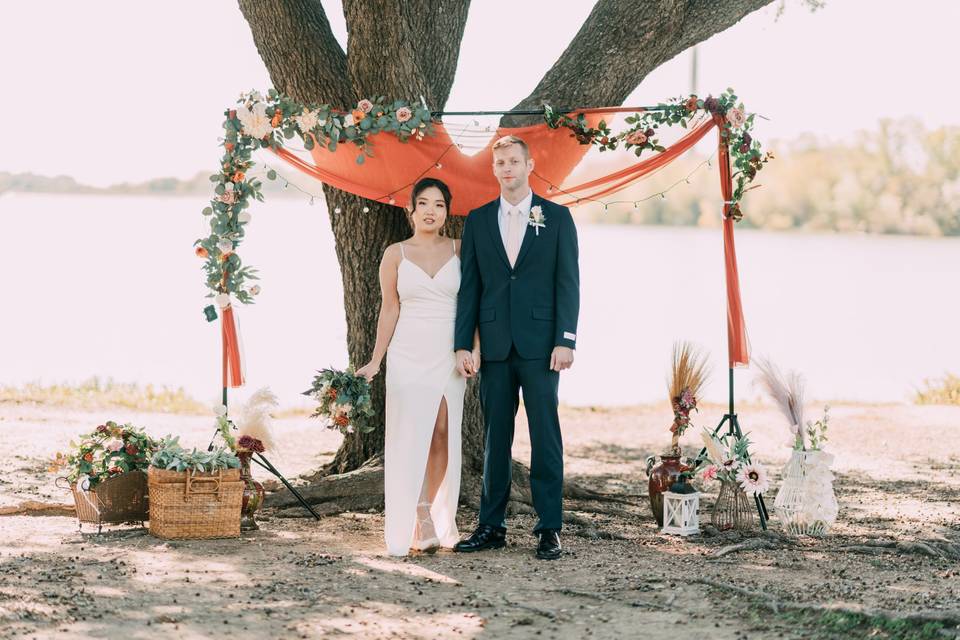 Bride and groom