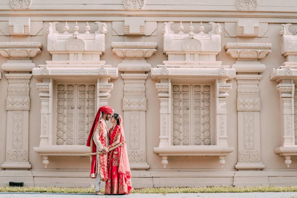 Bride and groom