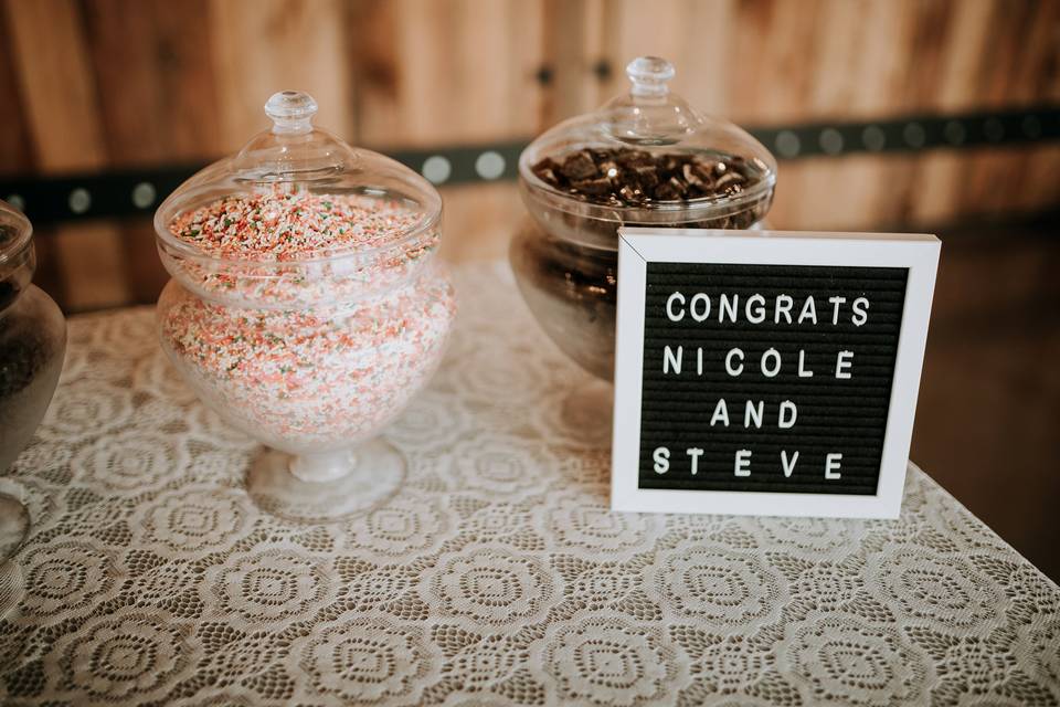 Congrats Nicole & Steve.