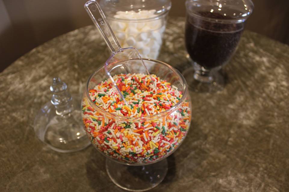 Rainbow sprinkles.