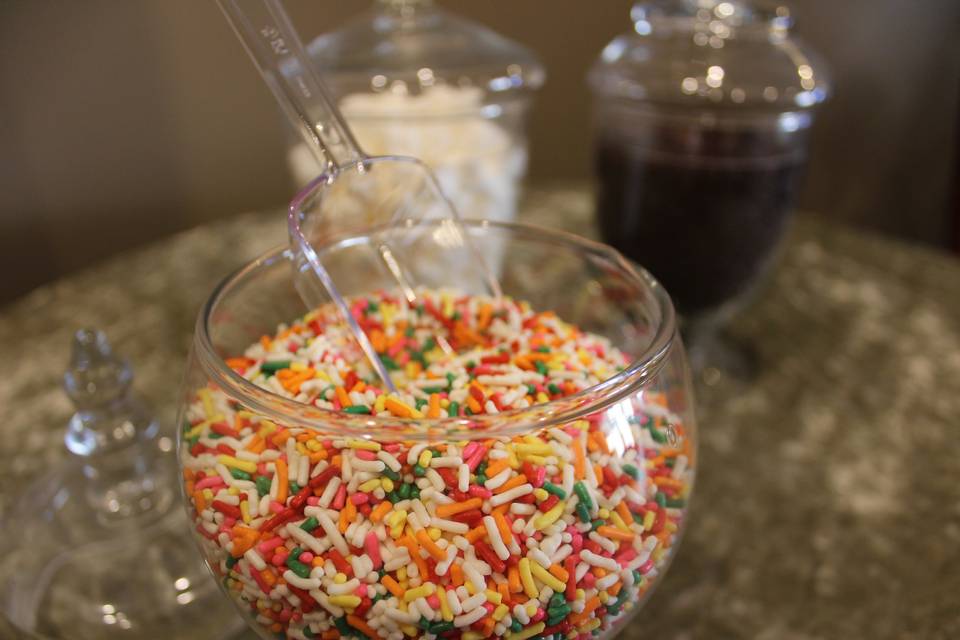 Rainbow sprinkles.