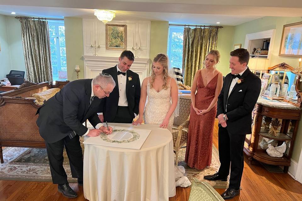 Ketubah joy!