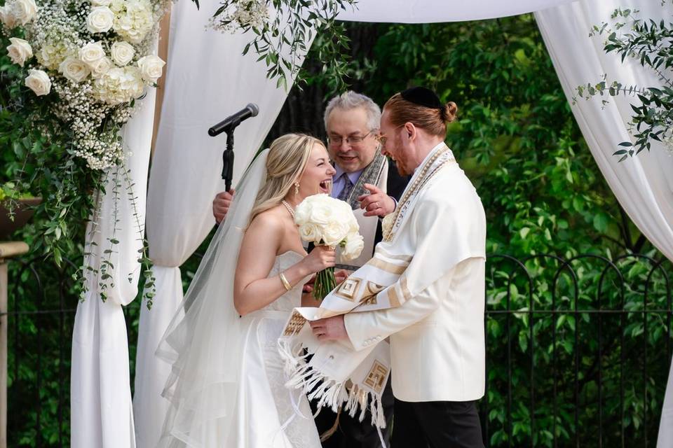 Mike and Tess -wrapped in love