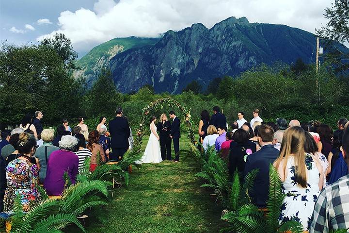 Outdoor ceremony