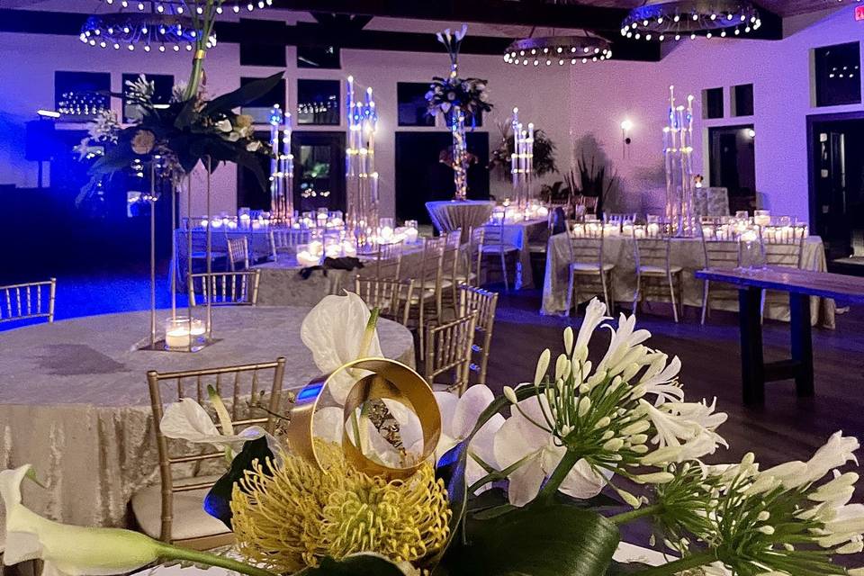 DJ lights at Gala