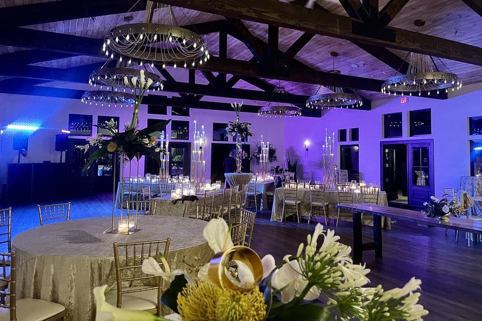DJ lights at Gala