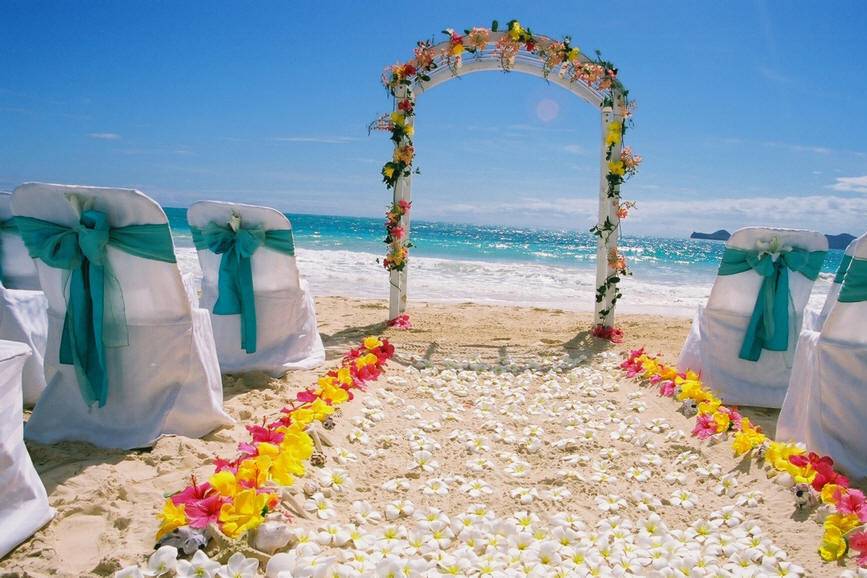 Beach wedding