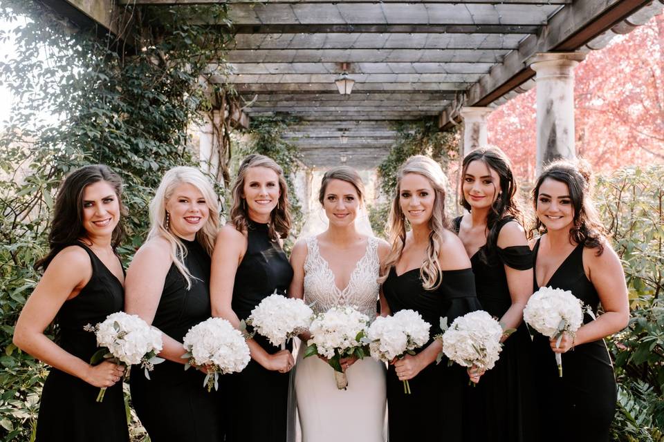 Black Tie Bridal Party