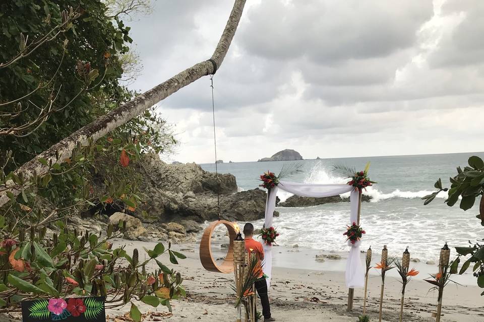 Beach wedding