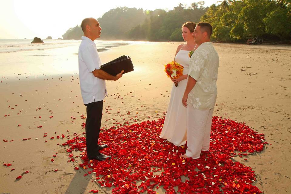 Beach ceremony