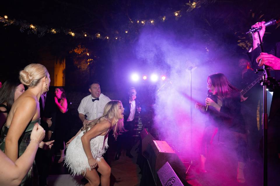 Hyping the bride :)