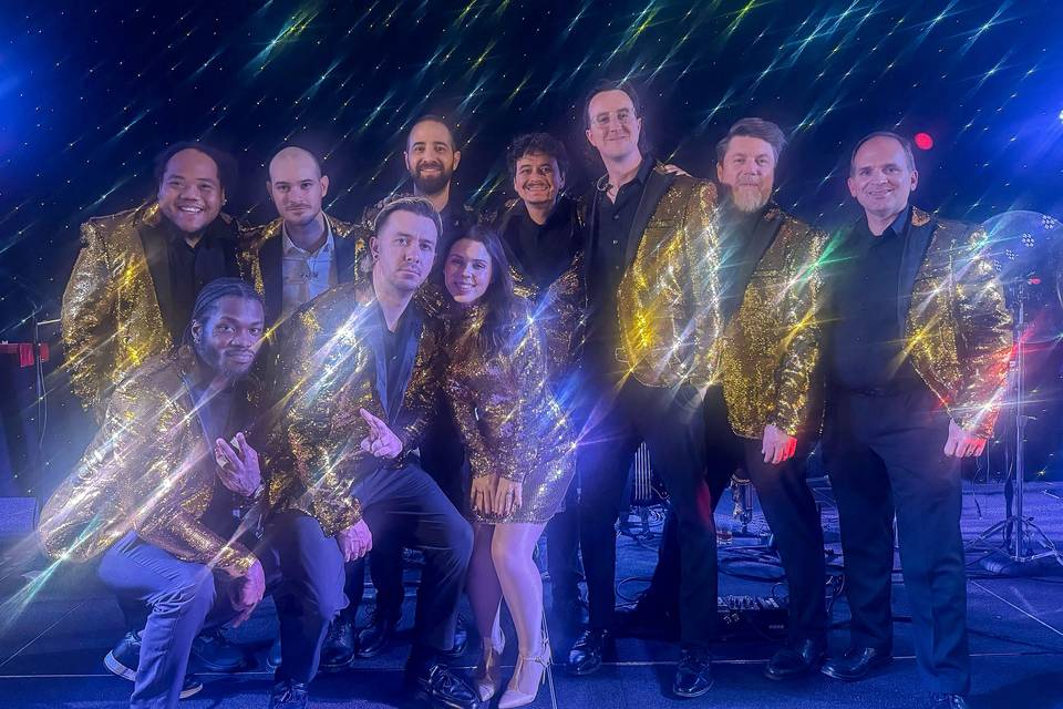 Gold jackets for NYE